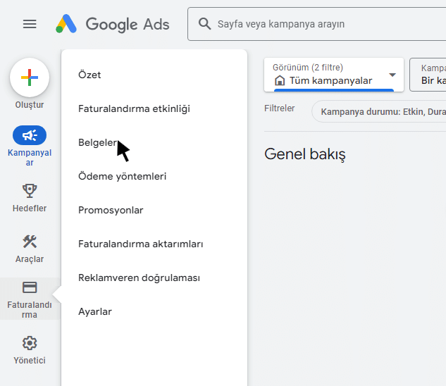 google reklam vergi